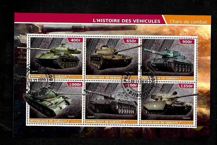 Džibuti 2015 - Tank Type 59, 61, Patton,  AMX, Leopard 1, Centurion