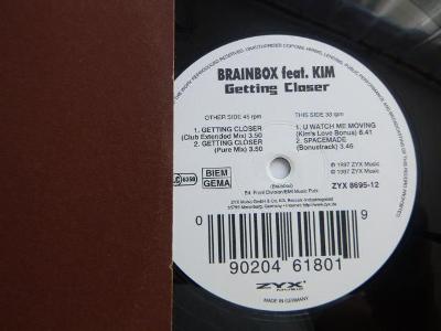 MAXIVINYL: BRAINBOX feat. KIM - Getting Closer ZYX 1997 perfekt stav