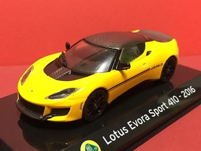 Lotus Evora Sport 410 2016 - 1/43 Super Cars - poškozený obal (M-19)