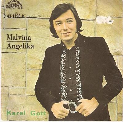 SP: Karel Gott - Malvína/Angelika (pošk. obal)