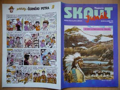 Časopis - Skaut - Junák - ročník 36. - číslo 2. z dubna roku 1993