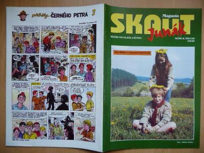 Časopis - Skaut - Junák - ročník 36. - číslo 3. z května roku 1993