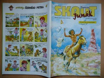 Časopis - Skaut - Junák - ročník 36 - dvojčíslo 4-5 z června roku 1993