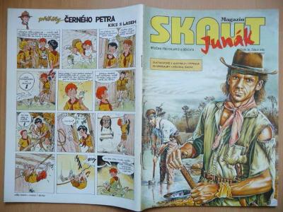 Časopis - Skaut - Junák - ročník 36. - číslo 8. z listopadu roku 1993