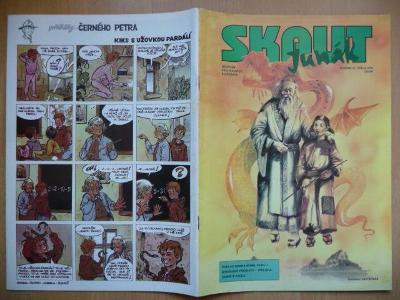 Časopis - Skaut - Junák - ročník 37. - číslo 2. z února roku 1994