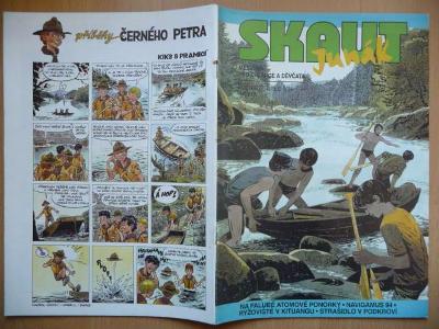 Časopis - Skaut - Junák - ročník 37. - číslo 5. z května roku 1994