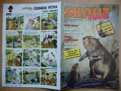 Časopis - Skaut - Junák - ročník 37. - číslo 8. z října roku 1994