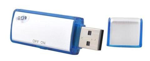 Špionážní diktafon v USB 4GB flash disku s hlasovou aktivací + dárek