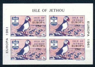 Isle of Jethou **/1961 Guernsey lokální vydání N