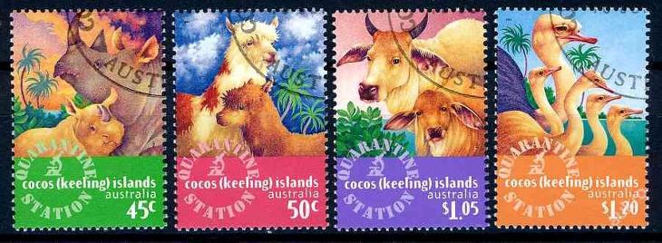 Kokosový ostrov , Cocos Islands 1996 o/ Mi 346/9 komplet  /AL/
