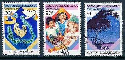 Kokosový ostrov , Cocos Islands 1987 o Mi. 180/2 komplet  /AL/