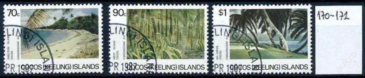 Kokosový ostrov , Cocos Islands 1987 o Mi. 170/2 komplet  /AL/