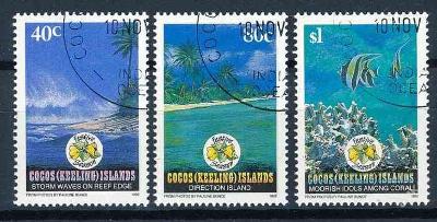 Kokosový ostrov , Cocos Islands 1992 o/ Mi 283/5 , komplet  , /AL/