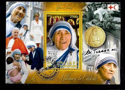 Pobřeží slonoviny 2013-Matka Tereza,papež Jan Pavel II,princezna Diana