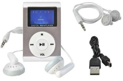 MP3 přehrávač LCD RADIO SD karta čtečka+ sluchátka + dárek