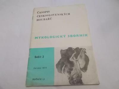 Časopis čs. houbařů - Mykologický sborník 2/1974 houby