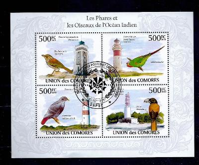 Komory 2010-majáky,kurolec,papoušek vlaštovčí,holub červenoocasí,ledňá