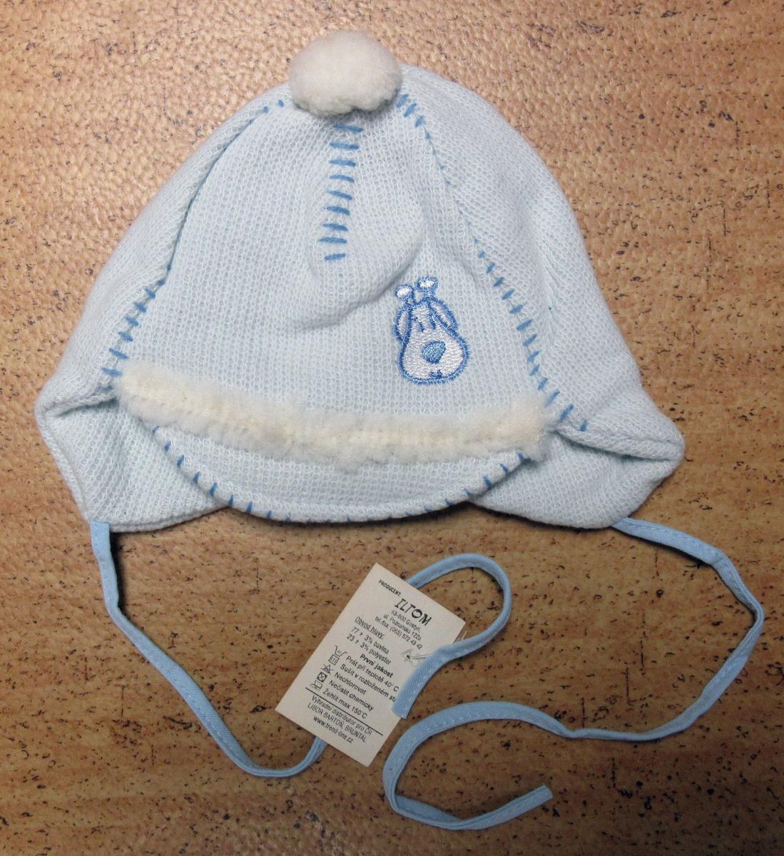 !!! Nová dětská zimní čepice, vel. 45 (cca 6-12m) - Oblečení pro děti