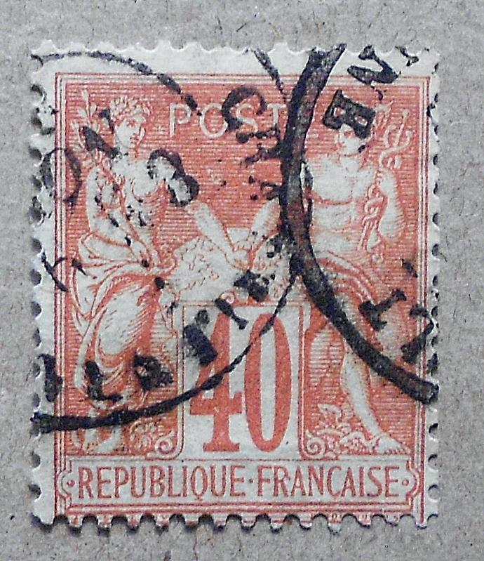 1876 Francie Mi 65 I /o - Známky