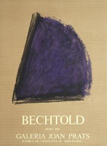 Erwin Bechthold - Barevná litografie k výstavě v galerii Joan Prats