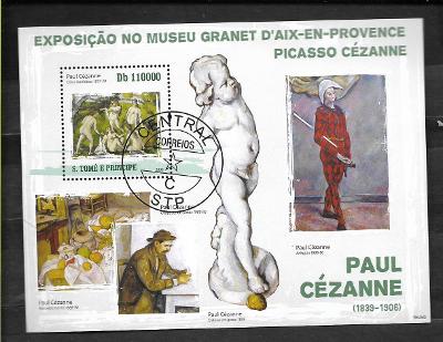 Sao Tomé 2009 - malíř Paul Cézanne (1839-1906)