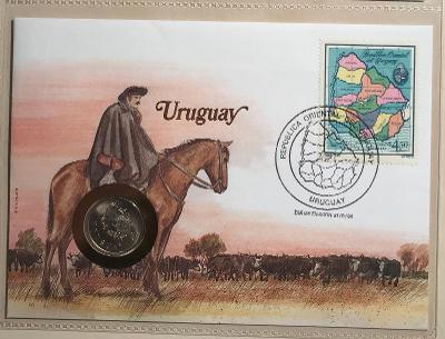Mincovní dopis / 1 Peso 1980 / MS 60 (Uruguay)