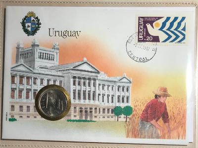 Mincovní dopis / 5 Pesos 1980 / MS 60 (Uruguay)