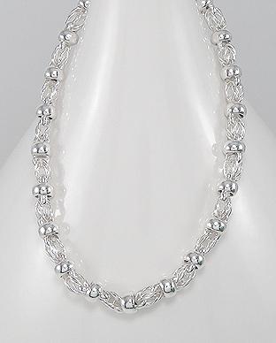 Stříbrný náhrdelník Royal - 50 cm