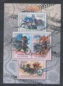 Burundi 2012 Cyklistika Mi# 2461-64 Kat 10€ 1750