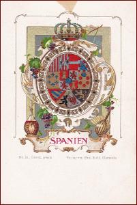 Erb (heraldika) * znak, koláž, propagační, Španělsko * M1802