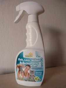 Biocin přírodní spray 350ml proti parazitům pro psy kočky/Původně 390.