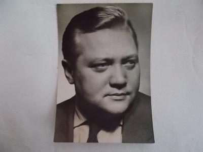 Foto pohlednice Československo herec Rudolf Hrušínský  foto Rosegnal