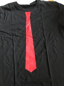 Dámské tričko kravata - M