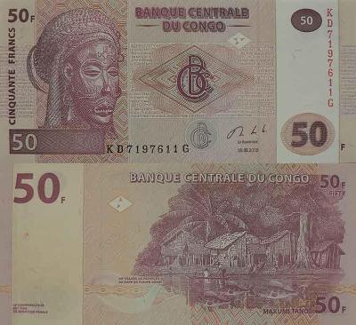 Kongo 50 franků P97A  UNC