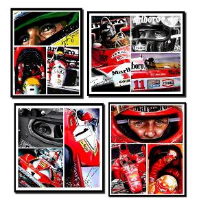 Sada obrazů jezdců Formule 1