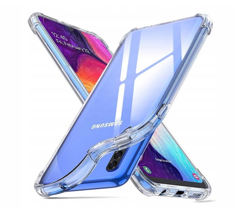 Zosilnený priehľadný tenký ohybný zadný kryt pre Samsung Galaxy A70 - undefined