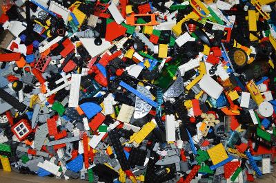 Lego kocky diely na stavanie mix 1 kg
