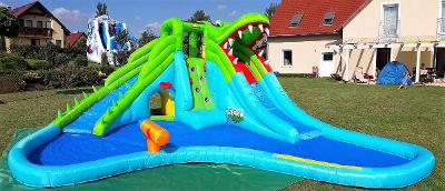 Happy Hop Velký vodní aqua park Krokodýl s velkým bazénem