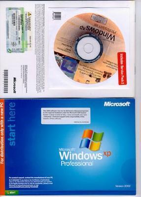 WINDOWS XP PRO INSTAL SADA KOMPLET BALENÍ (ORIG. CD + CERTIFIKÁT COA)
