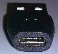 Redukce/adaptér s koncovkami micro USB zásuvka a USB zástrčka