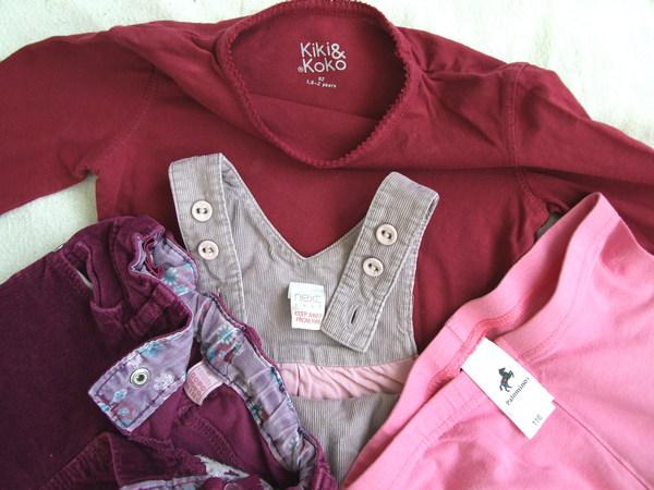 Set dívčího oblečení, vel. 74-116, značky Next, Kiki a Koko, Palomino. - Dětské sety oblečení