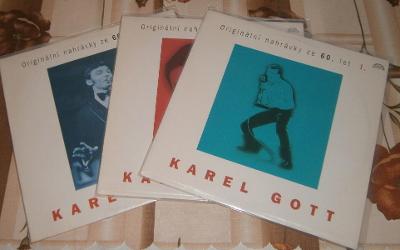LP-Karel Gott - Originální nahrávky ze 60.let 1,2,3 / Perfektní stav!