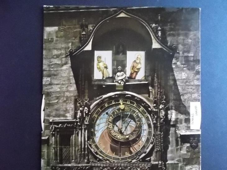 Kalendář 20. století Unikátní pohlednice Orloj Praha otáčecí tabulka  - Sběratelství