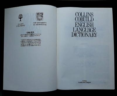 Collins cobuild english language dictionary,TOP stav!