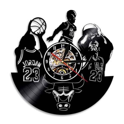 Chicago Bulls / Michael Jordan - nástěnné hodiny vinyl LP