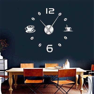 Káva - designové nástěnné hodiny do kavárny