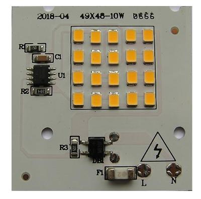 LED dioda 10W 220V teplá bílá