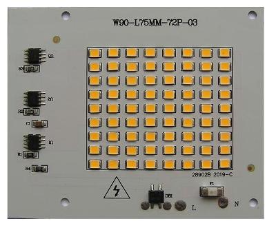 LED dioda 30W 220V teplá bílá