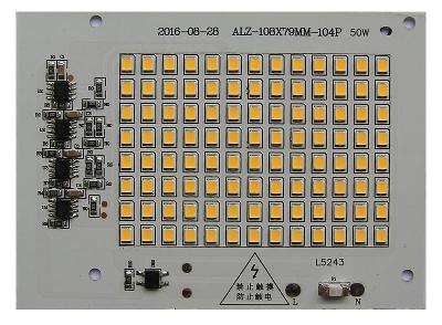 LED dioda 50W 220V teplá bílá