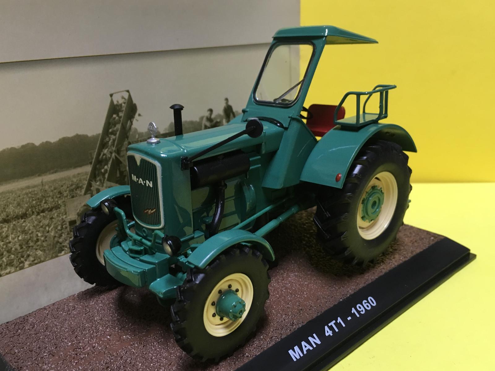 012 Trattore modello MAN 4T1-1960 Tractor Editions ATLAS Collection 1:32 
